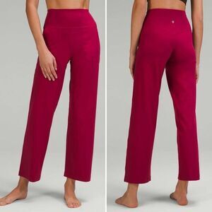 Lululemon Align High-Rise Wide Leg Pant with Pockets in Pomegranate Size 6